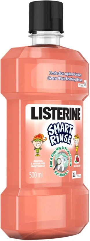 Listerine Smart rinse Berry (500 ml Pack of 12) | Shop Online - Image 2