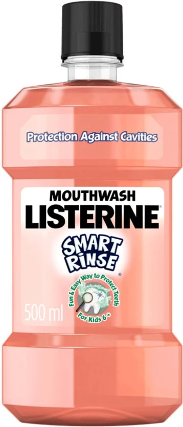 Listerine Smart rinse Berry (500 ml Pack of 12) | Shop Online