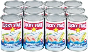 Lucky Star Middlecut Sea Foods (425 g Pack of 12) | Shop Online