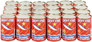 Lucky Star Pilchards in Tomato Sauce Sea Foods (155 g Pack of 24) | Shop Online