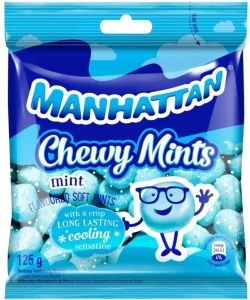 Manhattan Chewy Sweet Mint (Pack of 1 x 125 g) | Shop Online