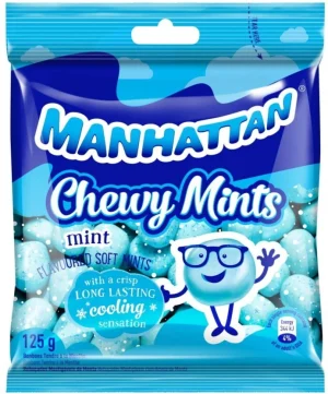 Manhattan Chewy Sweet Mint (Pack of 1 x 125 g) | Shop Online