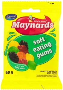 Maynards Jelly Sweets Soft Gums Fruits (Pack of 1 x 60 g) | Shop Online