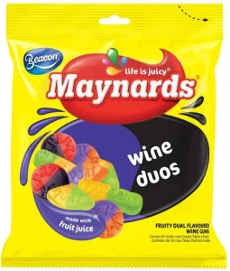 Maynards MINI WINE GUMS Mixed Fruits Jelly Sweets (Pack of 1 x 100 g) | Shop Online