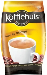 Medium Roast Coffee & Chicory Powder KOFFIEHUIS1 Beans (Almond Flavoured 100 g) | Shop Online