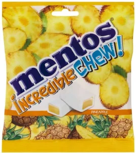 Mentos Incredible Chew Pineapple Sweets (Pack of 1 x 72 g) | Shop Online