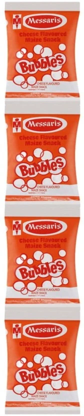 Messaris Bubbles Cheese Flavoured Maize Snack Puffcorn (4 x 20 g) | Shop Online