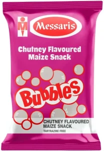 Messaris Bubbles Chutney Flavoured Maize Snack Chips (1 x 100 g) | Shop Online