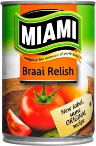 Miami Braai Relish Vegetables (410 g Pack of 12) | Shop Online