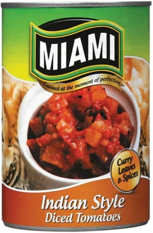 Miami Indian Style Diced Tomato Vegetables (410 g) | Shop Online