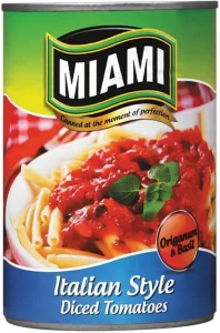 Miami Italian Style Diced Tomato Vegetables (410 g) | Shop Online