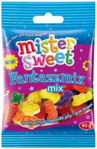 Mister Sweet Fantazzmix assorted fruit Jelly Sweets (Pack of 24 x 60 g) | Shop Online