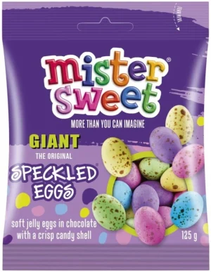 Mister Sweet Giant Speckled Eggs Sweets (Pack of 1 x 125 g) | Shop Online