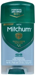 Mitchum Gel Antiperspirant | Unscented Deodorant Stick – For Men (63 g) | Shop Online
