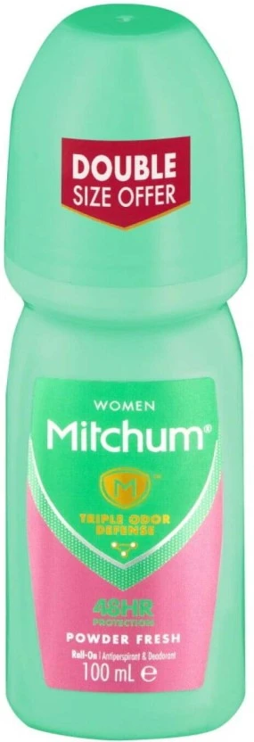 Mitchum Powder Fresh (48 Hr Protection) Deodorant Roll-on - For Women (100 ml) | Shop Online