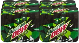Mountain Dew Citrus Flavoured Carbonated Soft Drink  (24 x 300 ml) | Shop Online