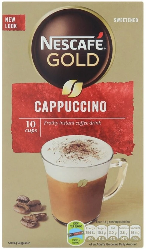 Nescafe Cappuccino Instant Coffee (Cocoa Mint Flavoured 20 x 18 g) | Shop Online