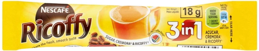 Nescafe Ricoffy 3 in 1 Instant Coffee (180 g) | Shop Online - Image 3