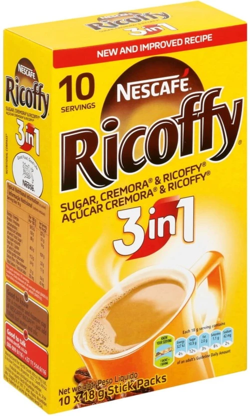 Nescafe Ricoffy 3 in 1 Instant Coffee (180 g) | Shop Online