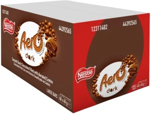 Nestle Aero Dark Chocolate Bars (40 x g) | Shop Online