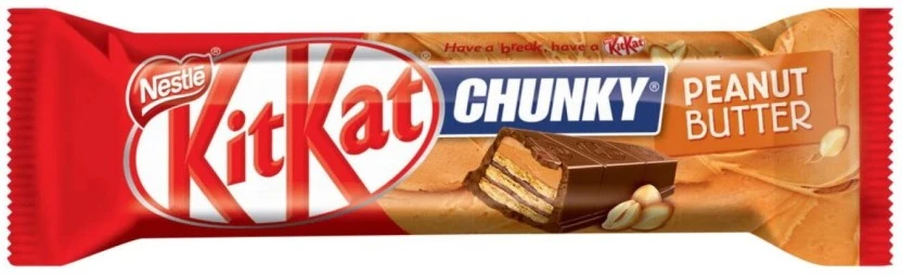 Nestle Kit Kat Crisp Wafer Chunky Peanut Butter Milk Chocolate Bars (24 x 42 g) | Shop Online