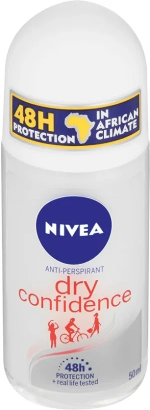 Nivea Antiperspirant Dry Confidence Deodorant Roll-on - For Women (50 ml) | Shop Online
