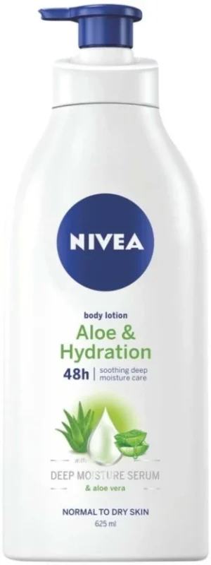 Nivea Aloe & Hydration Body Lotion (625 ml) | Shop Online