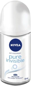 Nivea Antiperspirant Pure Invisible Deodorant Roll-on – For Women (50 ml) | Shop Online