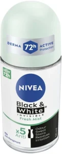 Nivea Black & White Invisible Fresh Mist Deodorant Roll-on – For Women (50 ml) | Shop Online