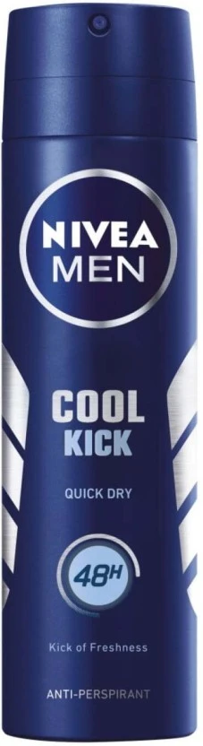 Nivea Cool Kick Quick Dry Deodorant Spray - For Men (150 ml) | Shop Online