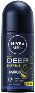 Nivea Deep Extreme Deodorant Roll-on – For Men (50 ml) | Shop Online
