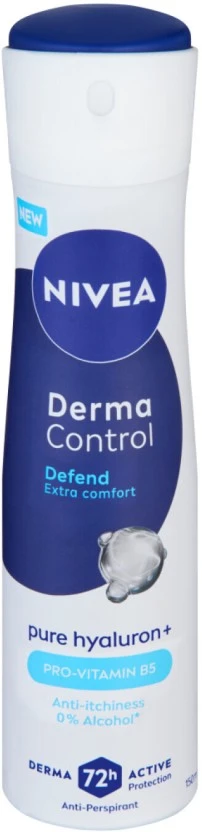 Nivea Derma Control Defend Extra Comfort Aerosol Body Spray - For Men & Women (150 ml) | Shop Online