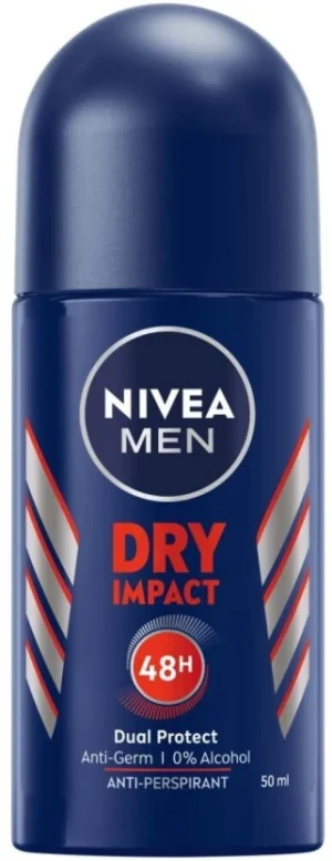 Nivea Dry Impact Deodorant Roll-on - For Men (50 ml) | Shop Online