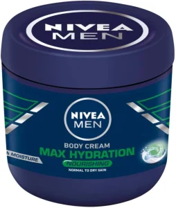 Nivea Men Max Hydration Nourishing Body Cream (400 ml) | Shop Online