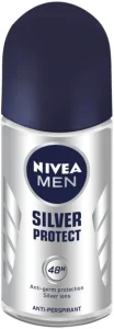 Nivea Silver Protect Deodorant Roll-on – For Men (50 ml Pack of 6) | Shop Online