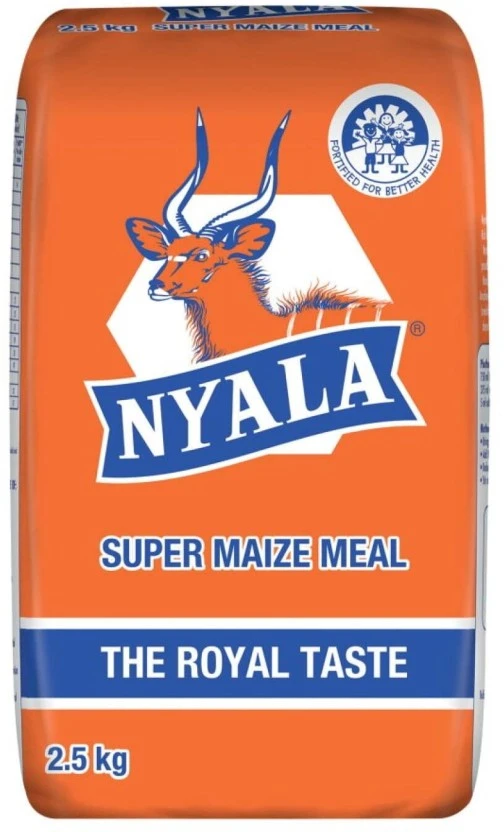 Nyala Super Maize Meal/Corn (2.5 kg Pack of 8) | Shop Online