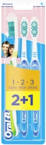 ORAL-B 123 Delicate White, 40 Medium Toothbrush | Shop Online