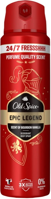 Old Spice Epic Legend Body Spray - For Men (150 ml Pack of 6) | Shop Online
