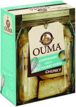 Ouma Chunky Condensed Milk flavoured Rusk (12 x 500 g) | Shop Online