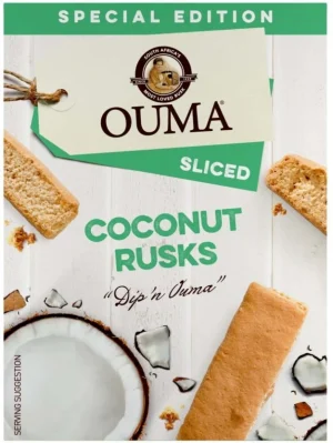 Ouma Sliced Coconut flavoured Rusk (450 g) | Shop Online