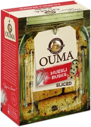 Ouma Sliced Sweet, Muesli flavoured Rusk (12 x 450 g) | Shop Online