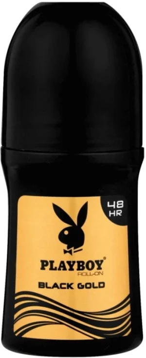 Playboy Black Gold Deodorant Roll-on - For Men (50 ml) | Shop Online
