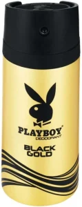 Playboy Black Gold Deodorant Spray – For Men (150 ml) | Shop Online