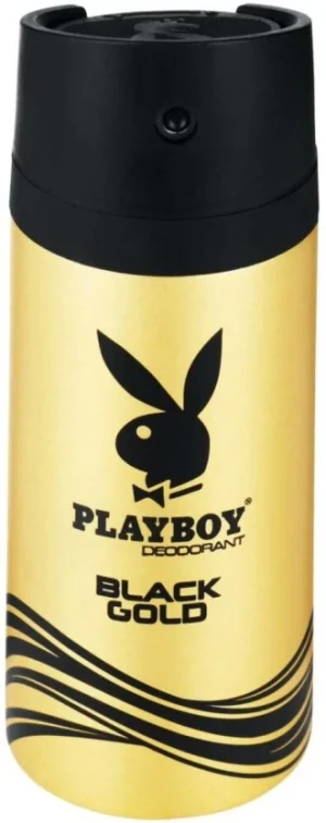 Playboy Black Gold Deodorant Spray - For Men (150 ml) | Shop Online