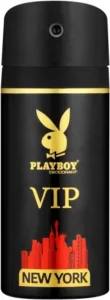 Playboy Vip New York Deodorant Spray – For Men (150 ml) | Shop Online