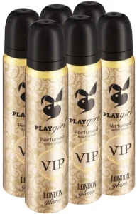 Playgirl VIP London Glam Deodorant Spray – For Women (540 ml Pack of 6) | Shop Online