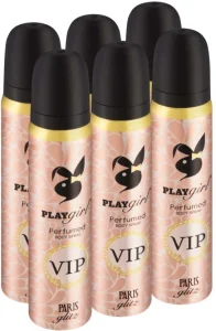 Playgirl VIP Paris Glitz Deodorant Spray – For Women (540 ml Pack of 6) | Shop Online
