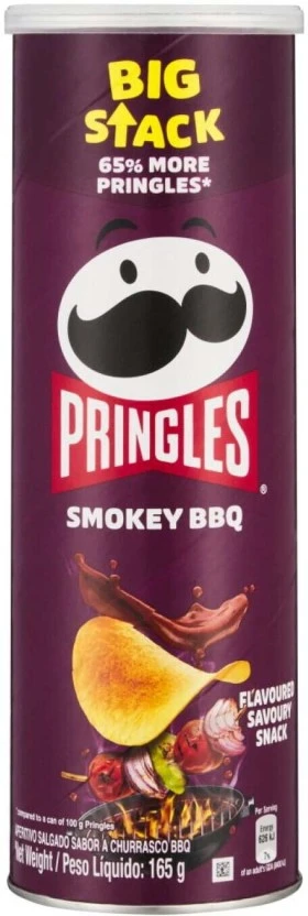 Pringles Potato Chips Smokey BBQ (1 x 165 g) | Shop Online