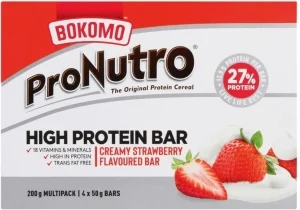 Pronutro High Protein Creamy Strawberry Flavoured Bar Box (50 g) | Shop Online