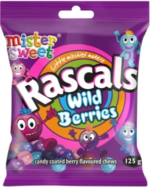 Rascals Wild Berries Sweets (Pack of 1 x 125 g) | Shop Online